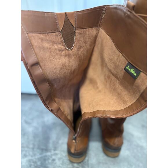 Sam Edelman Penny Tall boots athletic fit equestrian leather brown riding 10m - Picture 5 of 14